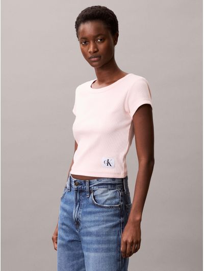 Playera-Calvin-Klein-Rib-Baby-Mujer-Rosa