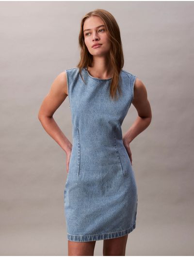 Vestido-Calvin-Klein-Denim-Mujer-Azul