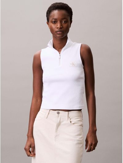 Blusa-Calvin-Klein-Cuello-Alto-Mujer-Blanco