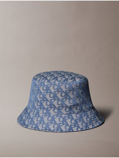 Bucket-Calvin-Klein-Jacquard-Monograma-Azul