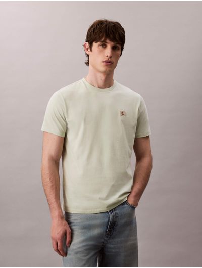 Playera-Calvin-Klein-con-Insignia-Hombre-Verde