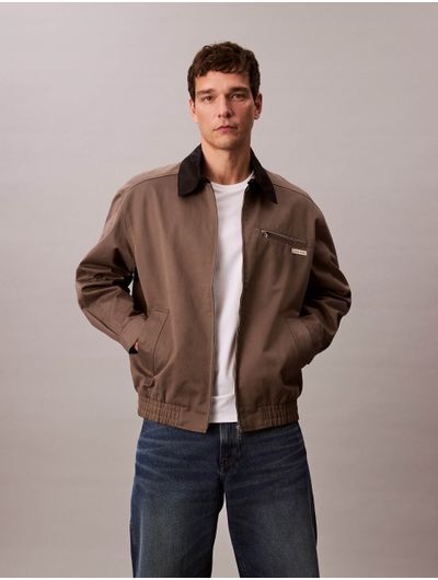 Chamarra-Calvin-Klein-Blouson-Hombre-Cafe