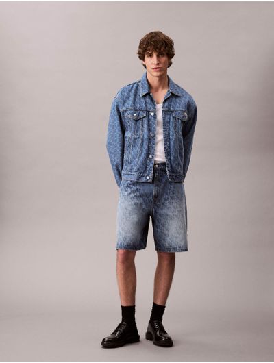 Short-Calvin-Klein-Denim-Monograma-Mosaico-Hombre-Azul