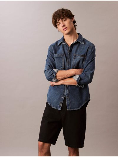 Short-Calvin-Klein-90-s-Relaxed-Hombre-Negro