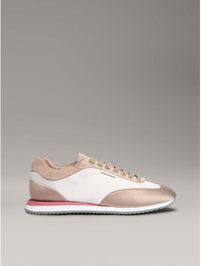 Tenis-Calvin-Klein-Runner-Mujer-Cafe