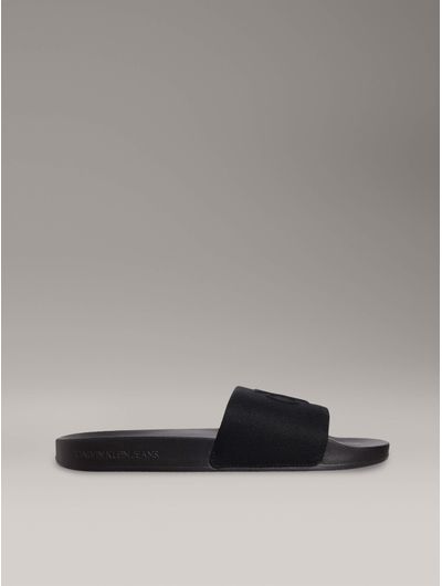 Sandalias-Calvin-Klein-Monograma-Hombre-Negro