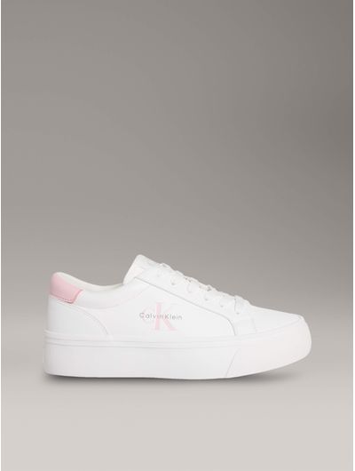 Tenis-Calvin-Klein-de-Cuero-Mujer-Blanco