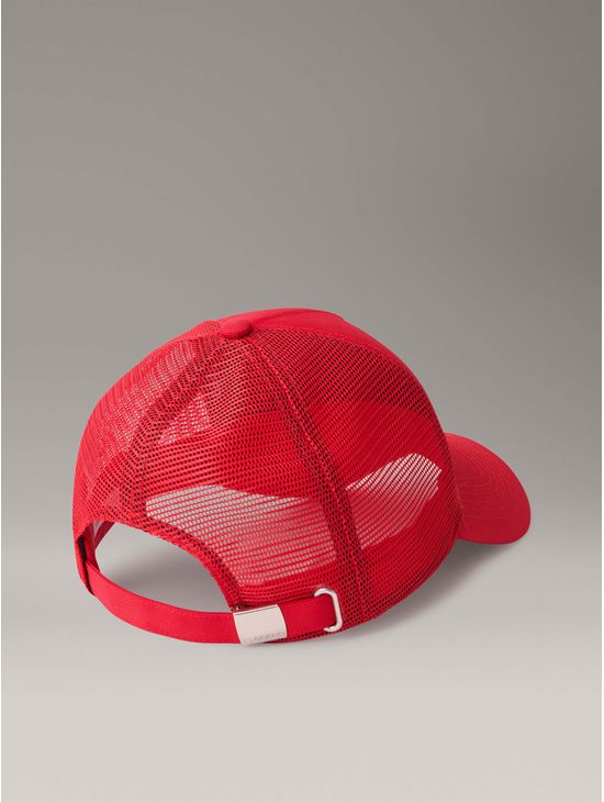 Gorra-Calvin-Monologo-con-Mesh-Rojo