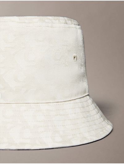 Bucket-Calvin-Klein-Jacquard-Monograma-Blanco