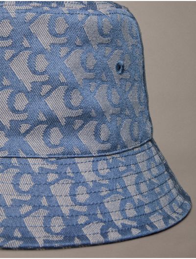 Bucket-Calvin-Klein-Jacquard-Monograma-Azul