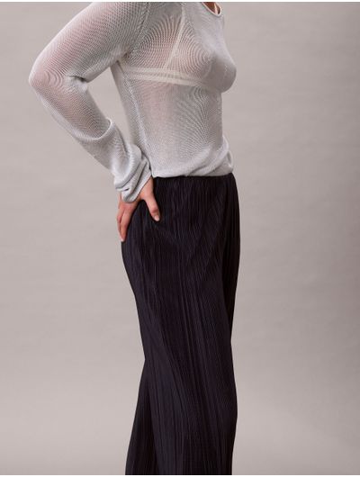 Pantalon-Calvin-Klein-Plisado-Sin-Cierre-Mujer-Azul