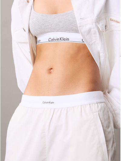 Pantalon-Calvin-Klein-Relaxed-Mujer-Blanco