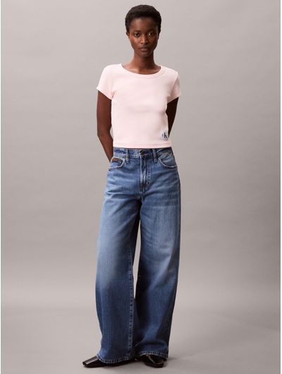 Playera-Calvin-Klein-Rib-Baby-Mujer-Rosa