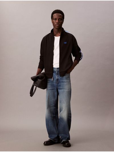 Chamarra-Calvin-Klein-Sarga-Stripes-Hombre-Multicolor
