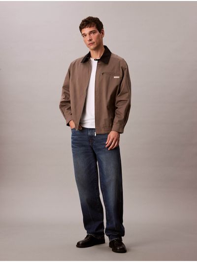 Chamarra-Calvin-Klein-Blouson-Hombre-Cafe