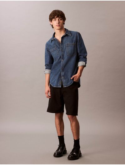 Short-Calvin-Klein-90-s-Relaxed-Hombre-Negro