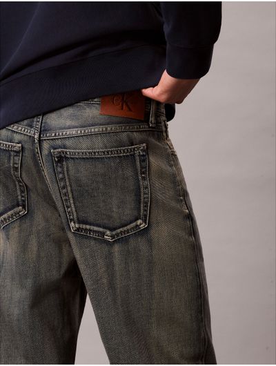 Jeans-Calvin-Klein-90-s-Straight-Hombre-Gris