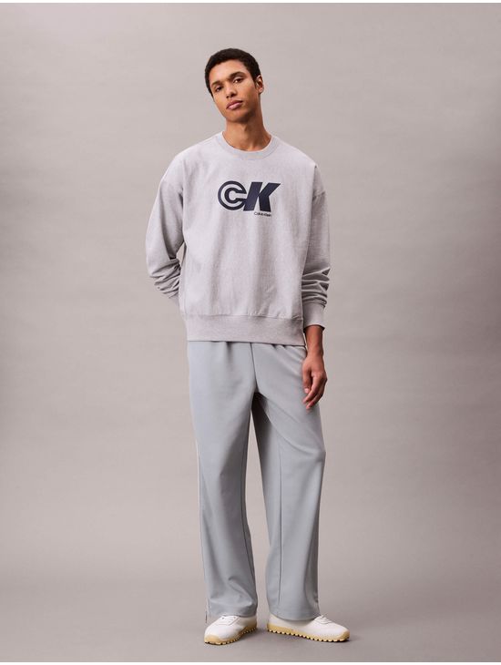 Sudadera-Calvin-Klein-Diseño-Estampado-Hombre-Gris