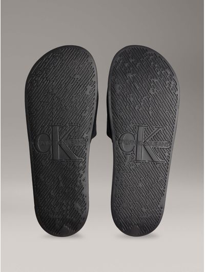 Sandalias-Calvin-Klein-Monograma-Hombre-Negro