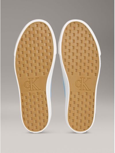 Tenis-Calvin-Klein-de-Lona-Plataforma-Mujer-Azul