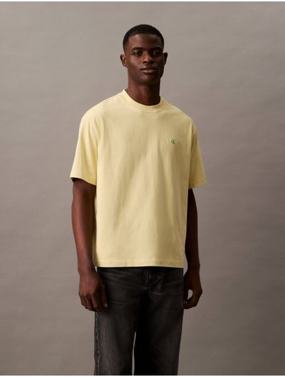 Playera-Calvin-Klein-Monograma-Hombre-Amarillo-40HM229-260