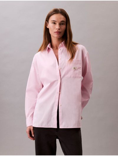 Camisa-Calvin-Klein-Popelina-Mujer-Rosa-47C143G-650