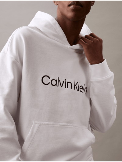 Sudadera-Calvin-Klein-Logo-Hombre-Blanco-40HM231-540