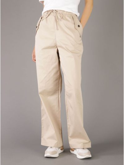 Pantalon-Calvin-Klein-Monograma-Mujer-Beige-47C637G-230