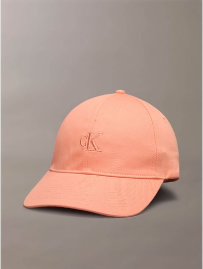 Gorra-Calvin-Klein-Monograma-Mujer-Naranja-4K5024G-800