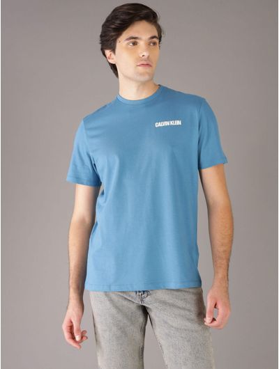Playera-Calvin-Klein-Logo-Hombre-Azul-4RC846G-420