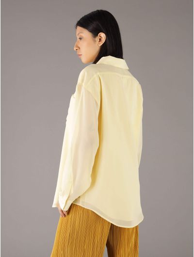 Camisa-Calvin-Klein-Logo-Mujer-Amarillo-44B902G-741