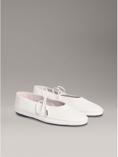 Ballerina-tipo-Mary-Jane-con-correa-Beige-HW0HW02656-YAS