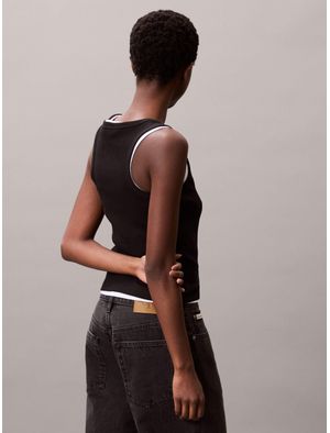 Playera-Clavin-Klein-Mujer-Negro-47C201G-001