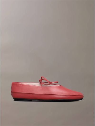 Ballerina-Calvin-Klein-Logo-Mujer-Rojo-HW0HW02656-VCC
