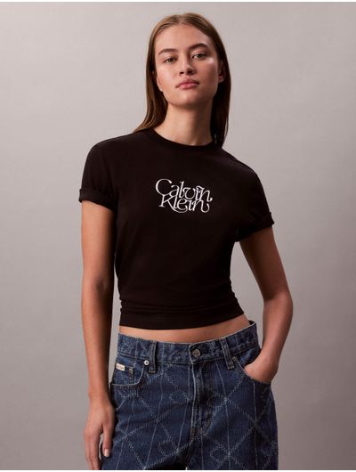 Playera-Calvin-Klein-Mujer-Negro-47D210G-001