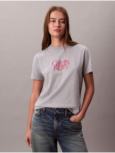 Playera-Calvin-Klein-Mujer-Gris-47D210G-050
