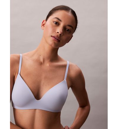 Brasier tipo camiseta sin varilla Calvin Klein Azul Claro Bras