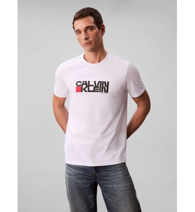 Playera Calvin Klein Hombre Blanco Playeras Calvin Klein