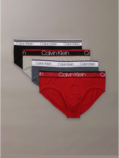 Briefs-Calvin-Klein-Variety-Waistband-Pack-de-4-Hombre-Multicolor-NP2436O-912