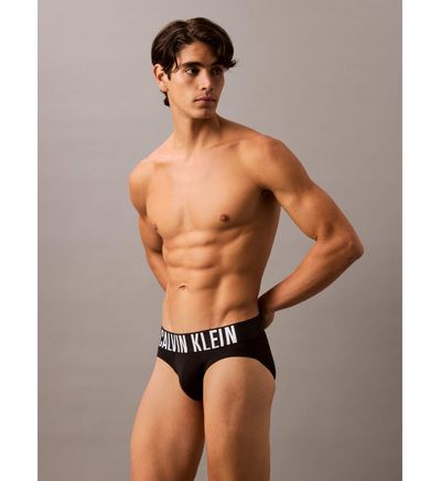 Hip Brief Calvin Klein Hombre Negro Pack de con Logotipo en