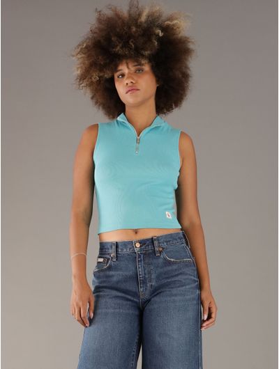Blusa-Calvin-Klein-Jeans-con-Monologo-Bordado-Mujer-Azul-47C909G-340