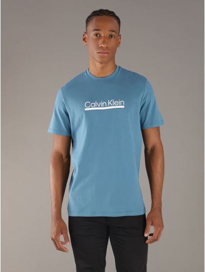 Playera-Calvin-Klein-con-Logotipo-Hombre-Azul-4RC852G-420