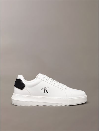 Tenis-Calvin-Klein-con-Monograma-Hombre-Blanco-YM0YM01296-0GM