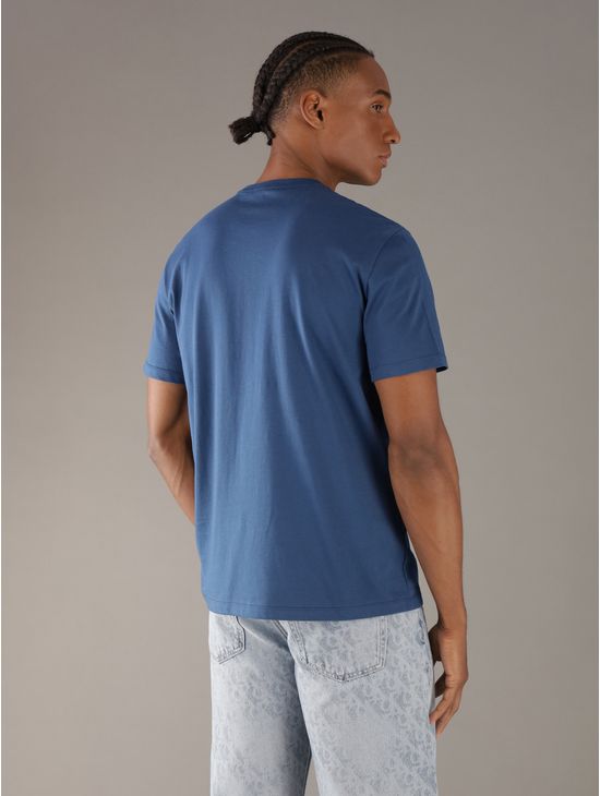 Playera-Calvin-Klein-Jeans-con-Monograma-Hombre-Azul-4RC857G-410