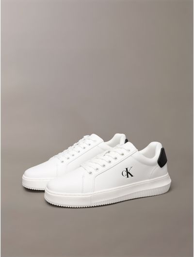 Tenis-Calvin-Klein-con-Monograma-Hombre-Blanco-YM0YM01296-0GM