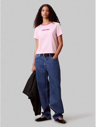 Playera-Calvin-Klein-Retro-Mujer-Rosa-47C821G-690