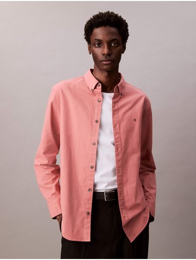 Camisa-Calvin-Klein-Oxford-Lisa-Hombre-Rosa