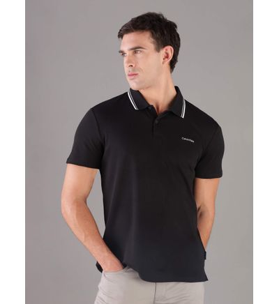 Calvin Klein Playera Tipo Polo Con Cierre Playera Calvin Klein