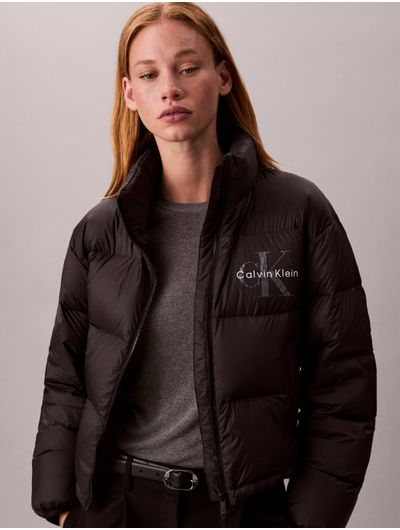 Bomber-Jacket-Calvin-Klein-Logo-Mujer-Negro