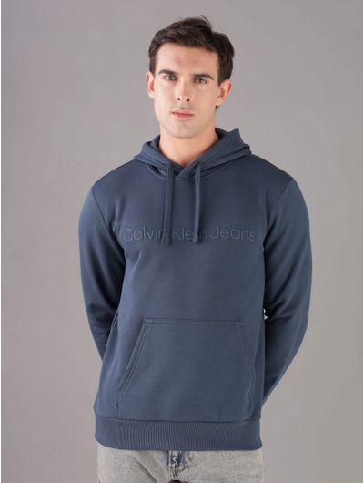 Sudadera-Calvin-Klein-Jeans-Logo-Hombre-Azul